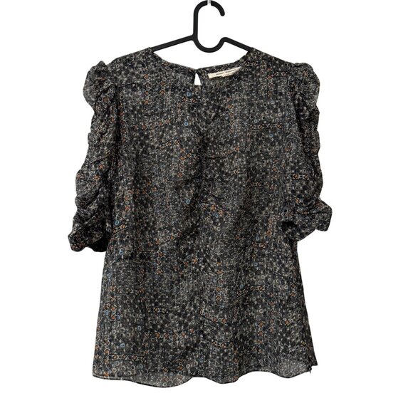 Isabel Marant | Tops | Isabel Marant Multicolor Geometric Sheer Silk ...